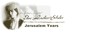 Else Lasker-Schuler: Jerusalem years